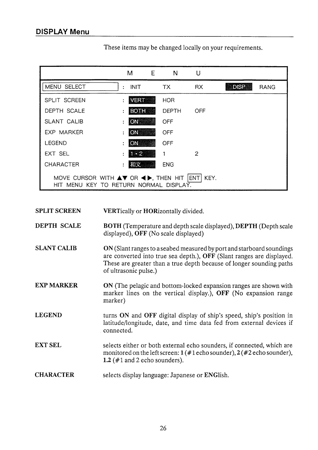 Furuno FCV-10 manual 