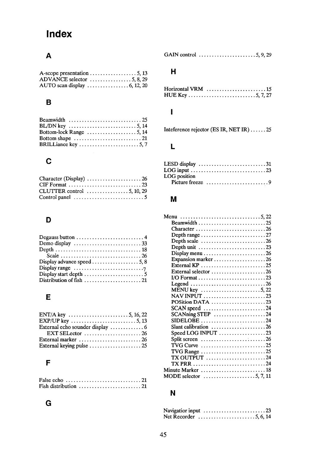 Furuno FCV-10 manual 