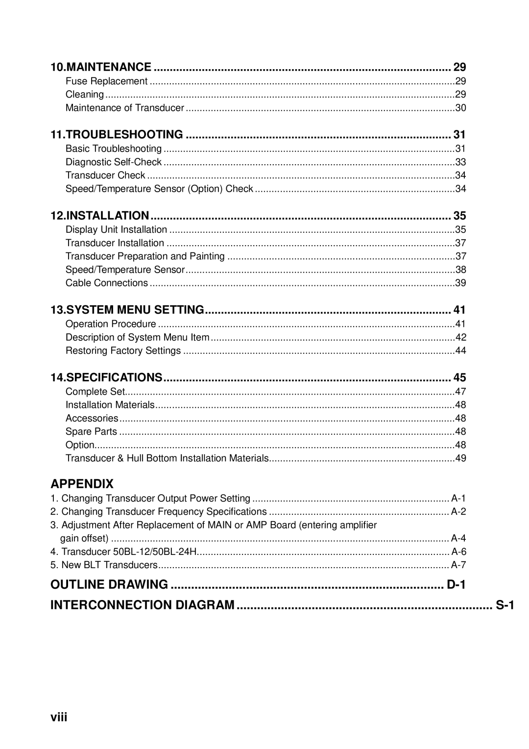 Furuno FCV-292 manual Outline Drawing 