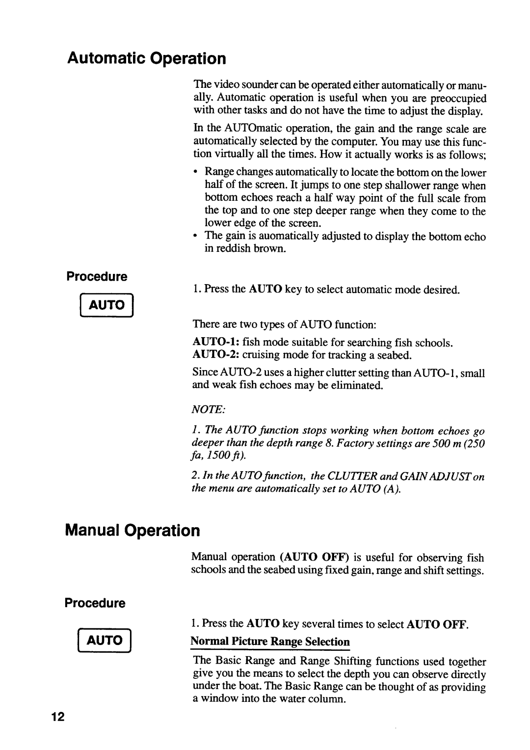 Furuno FCV-292 manual 