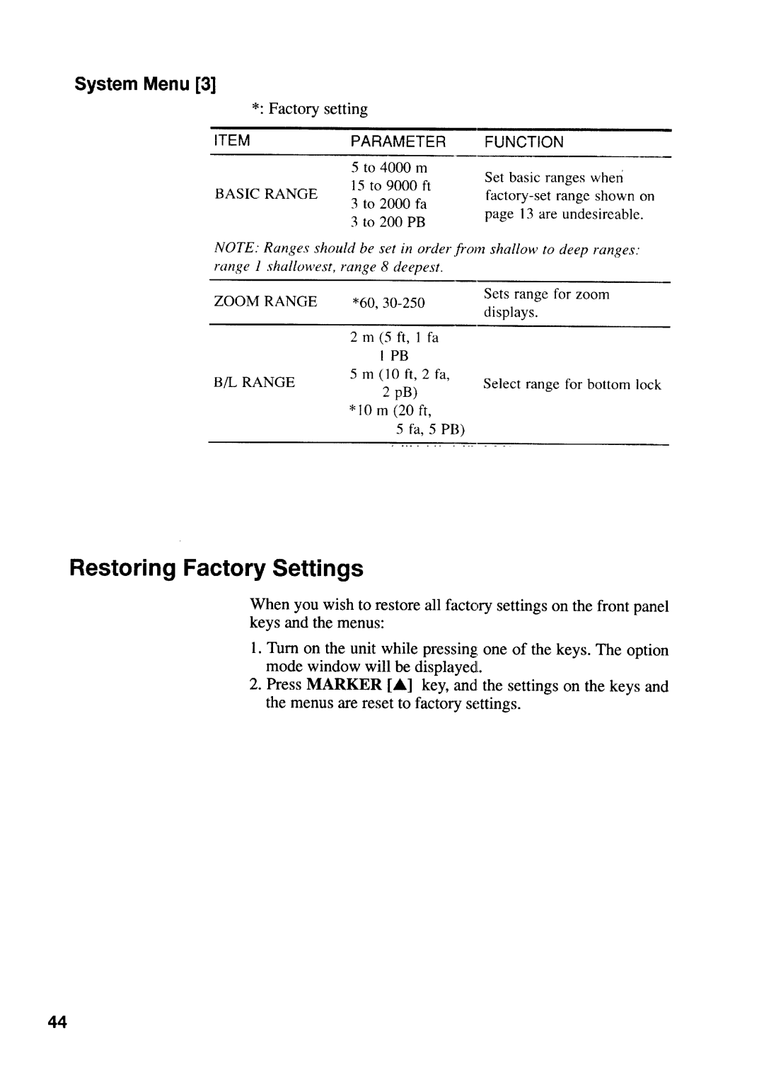 Furuno FCV-292 manual 