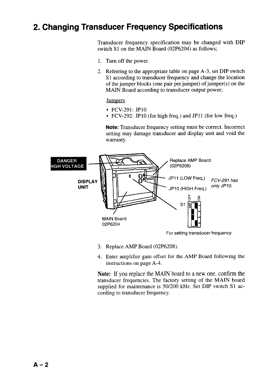 Furuno FCV-292 manual 