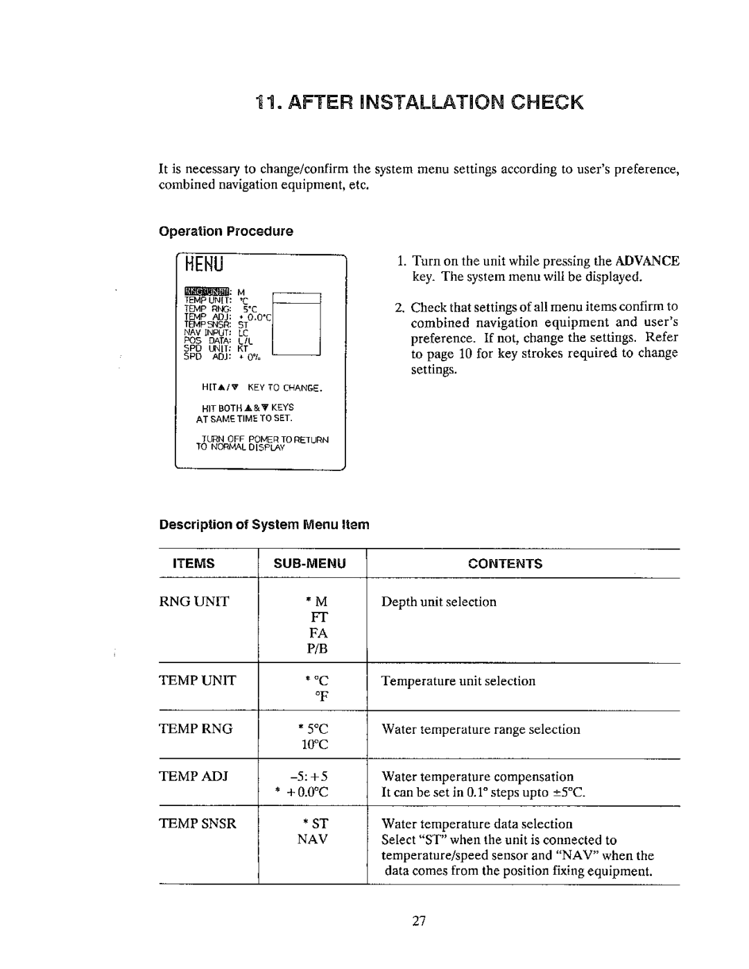 Furuno FCV-561 manual 