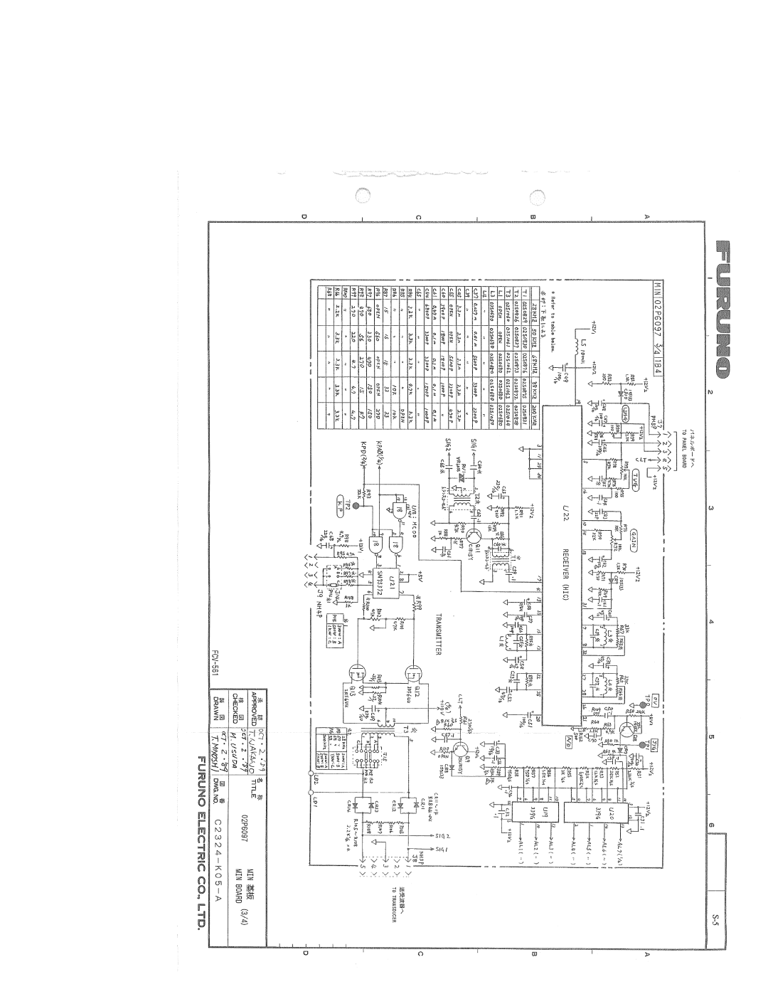 Furuno FCV-561 manual 