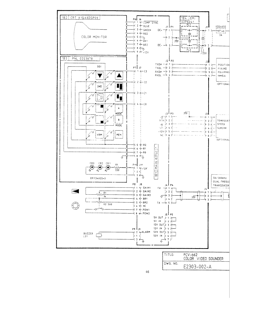 Furuno FCV-662 manual 