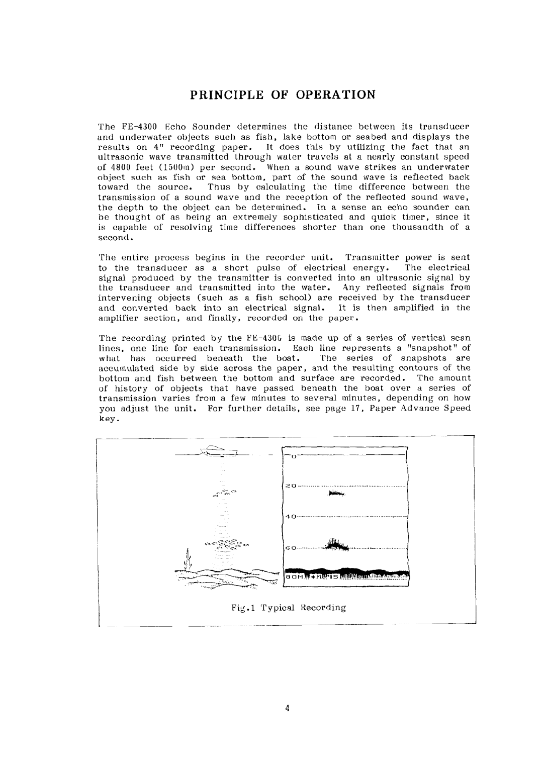 Furuno FE-4300 manual 