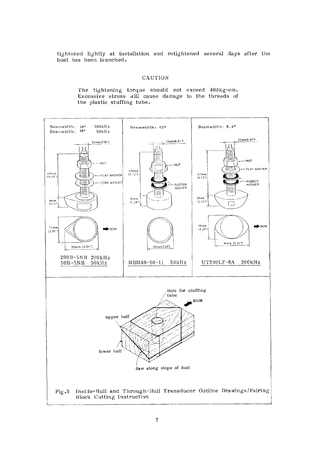 Furuno FE-4300 manual 