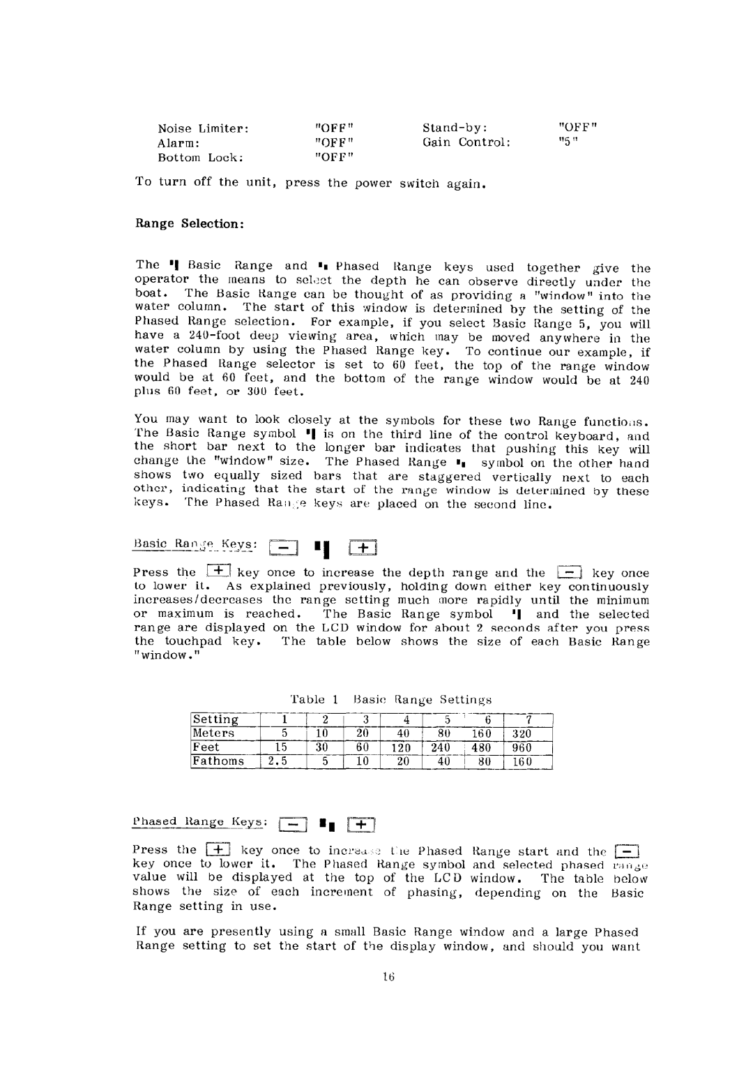 Furuno FE-4300 manual 