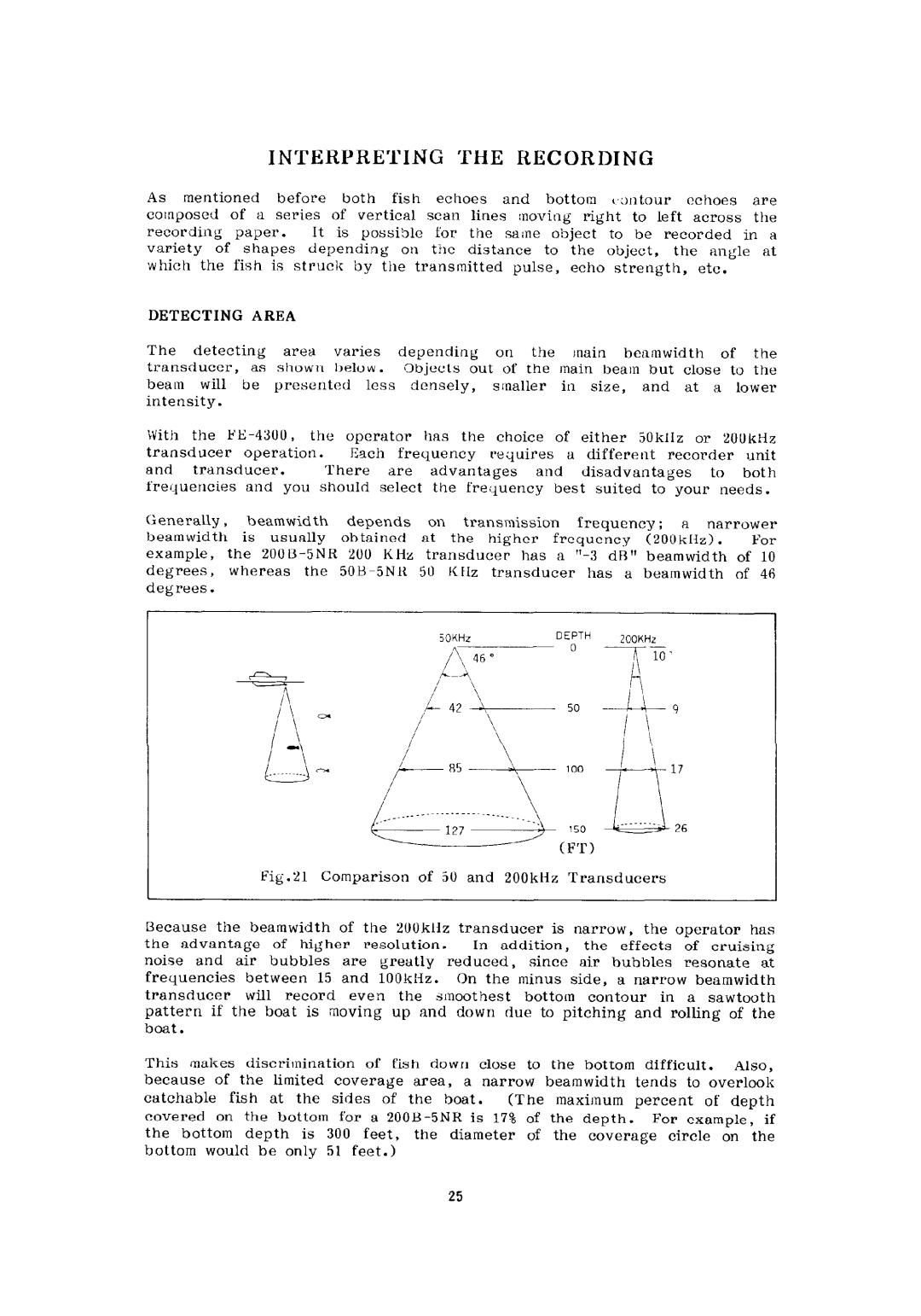 Furuno FE-4300 manual 