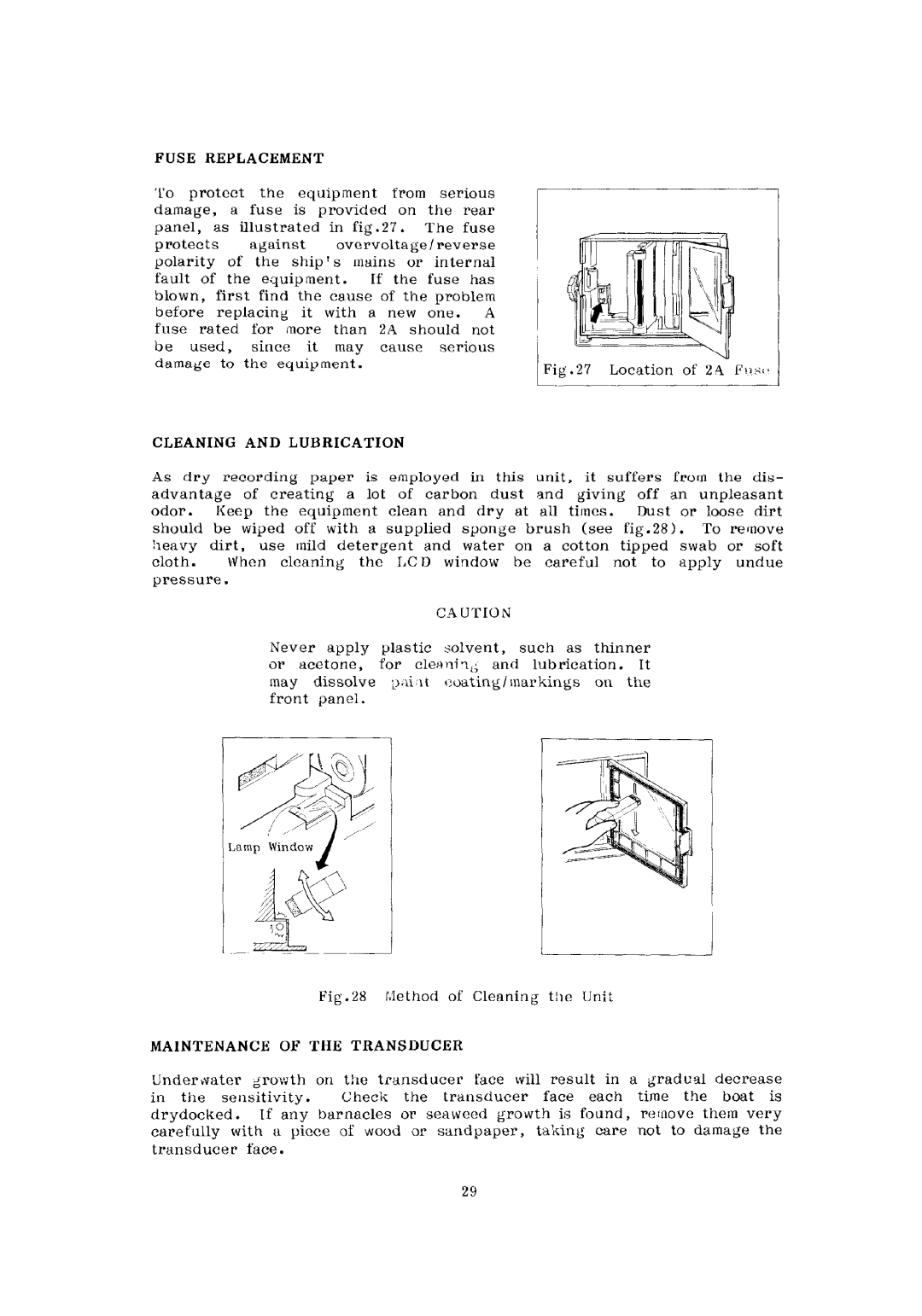 Furuno FE-4300 manual 