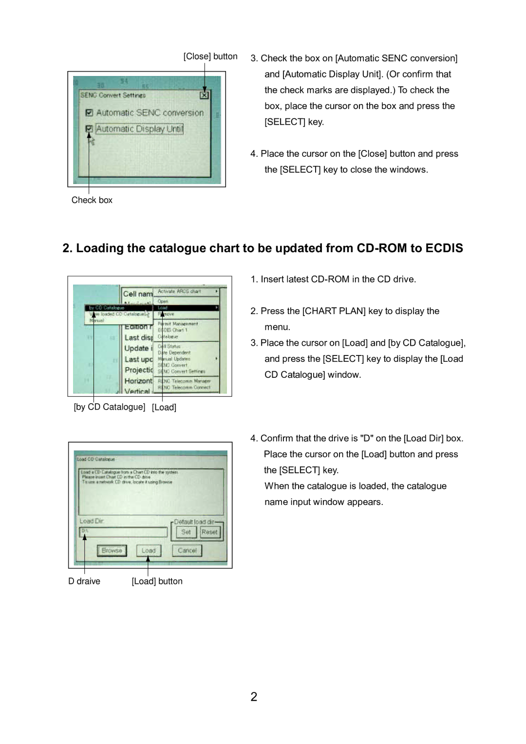 Furuno FEA-2100 manual Check box 