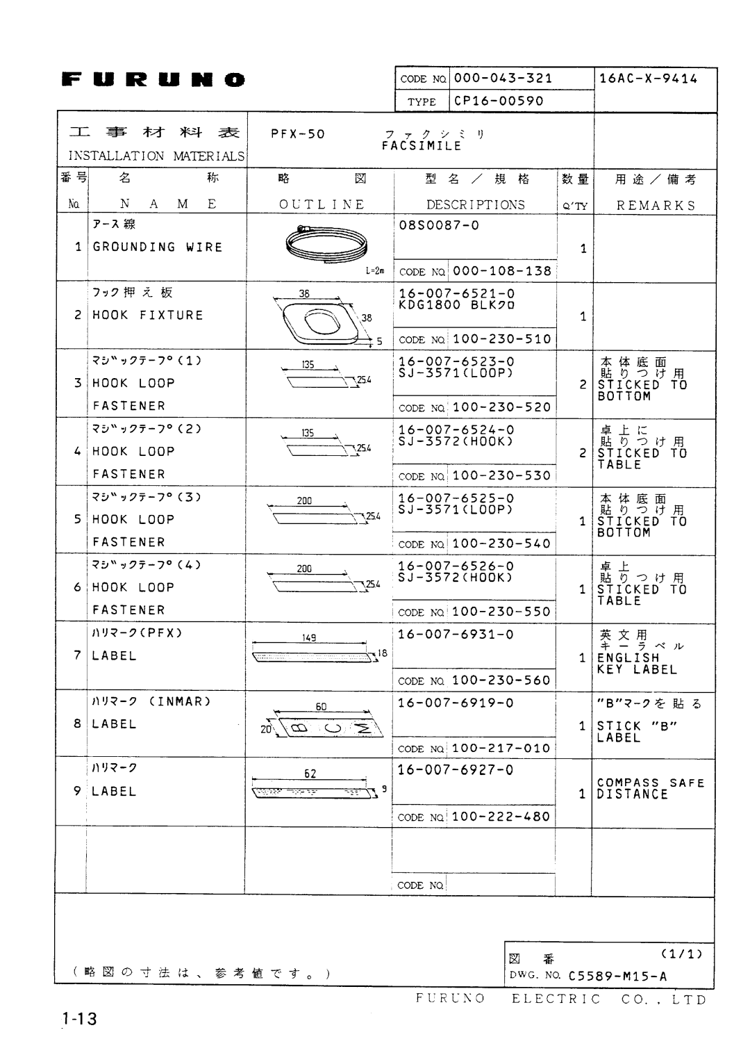 Furuno FELCOM 81A, FELCOM 81B manual 