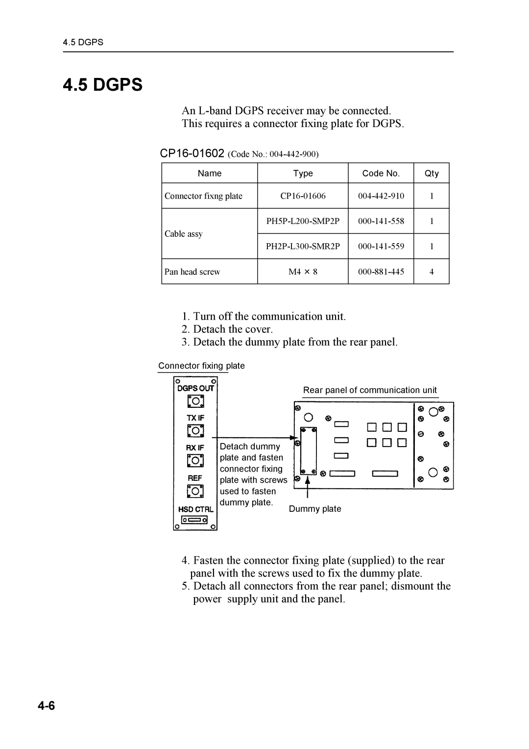 Furuno FELCOM 81B, FELCOM 81A manual Dgps 