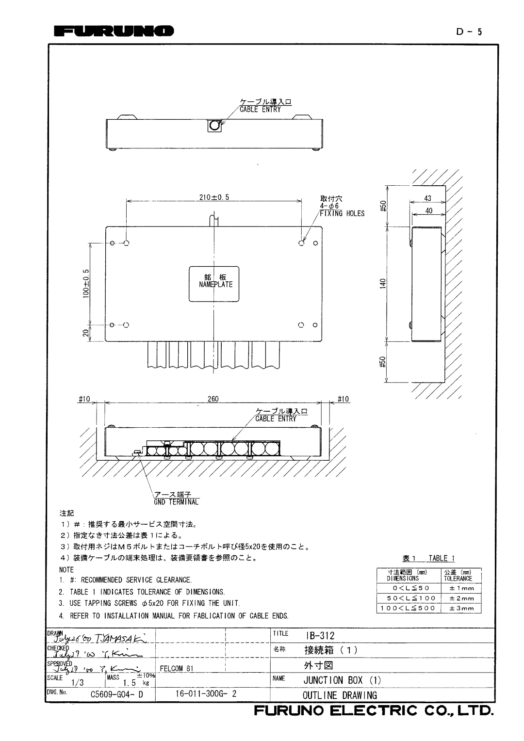 Furuno FELCOM 81A, FELCOM 81B manual 