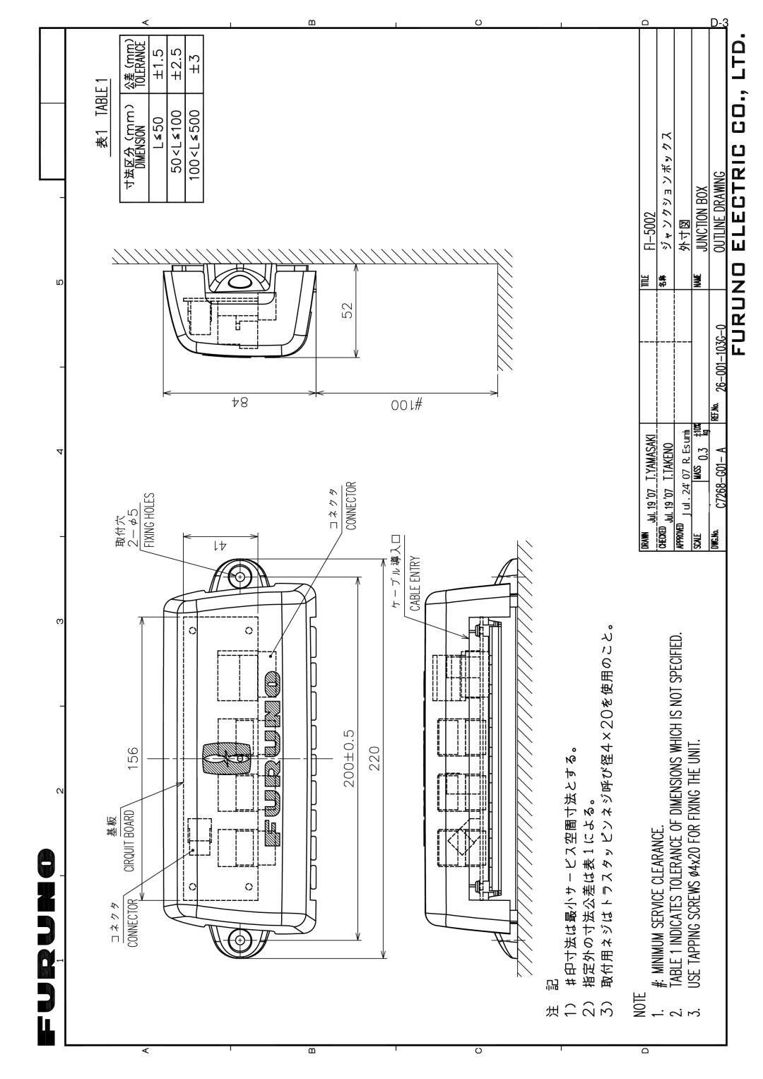 Furuno FI-504 manual Jul.2407 R.Esumi 