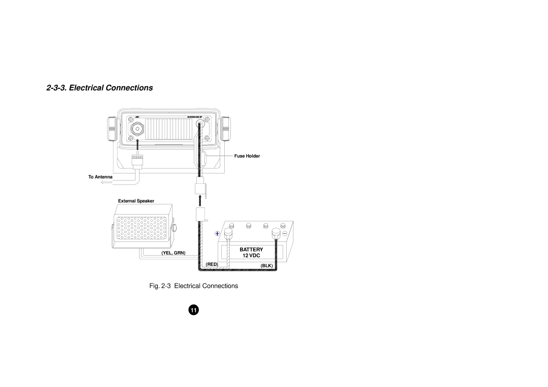 Furuno FM-2710 manual Electrical Connections 