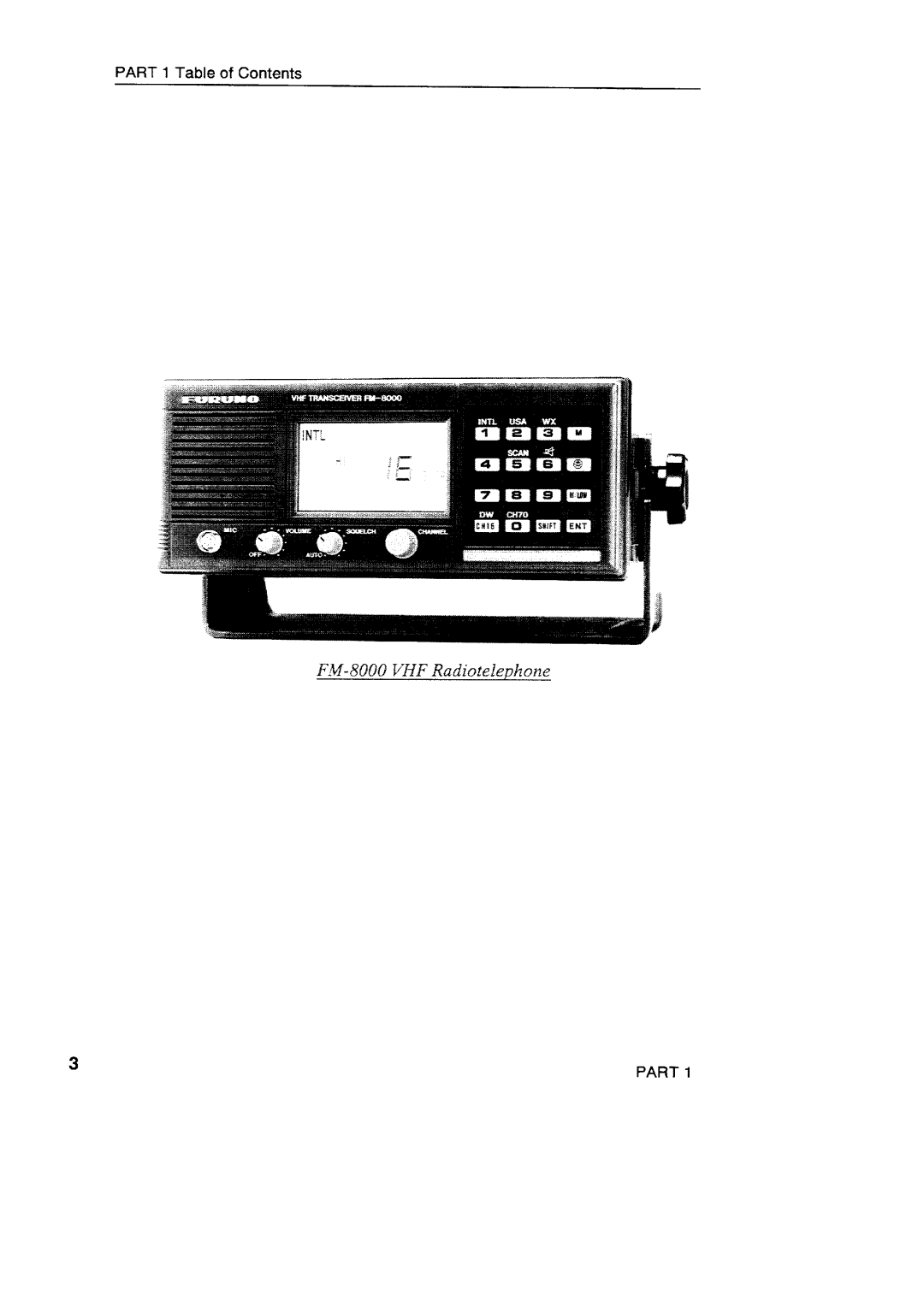 Furuno FM-8000 manual 