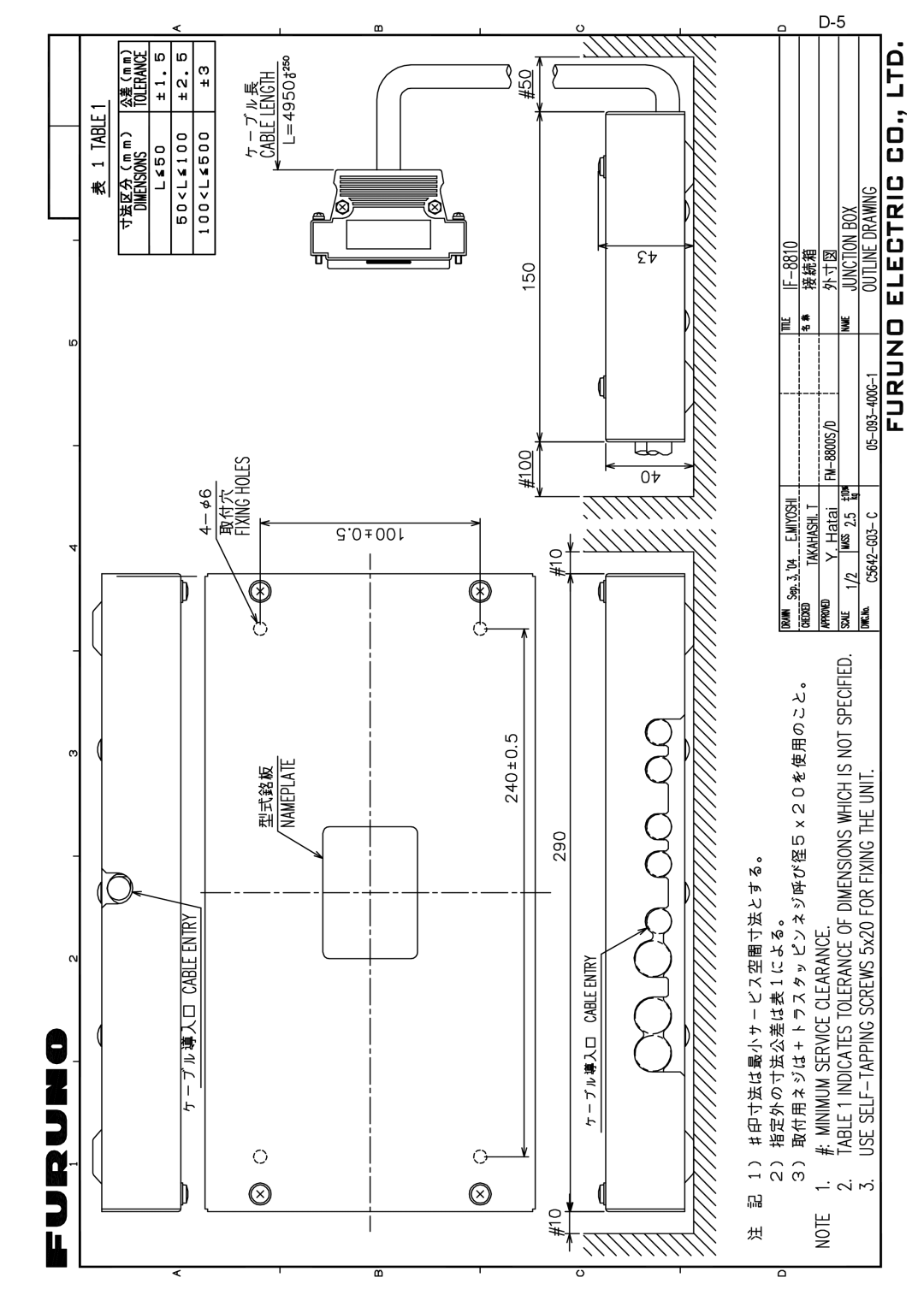 Furuno FM-8800D/8800S manual 