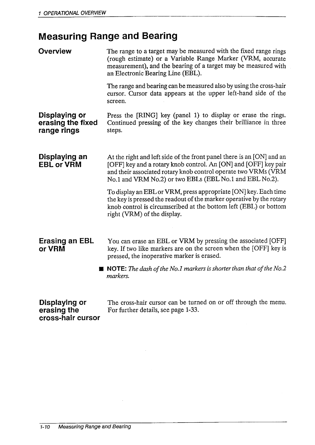 Furuno FR-1460DS manual 