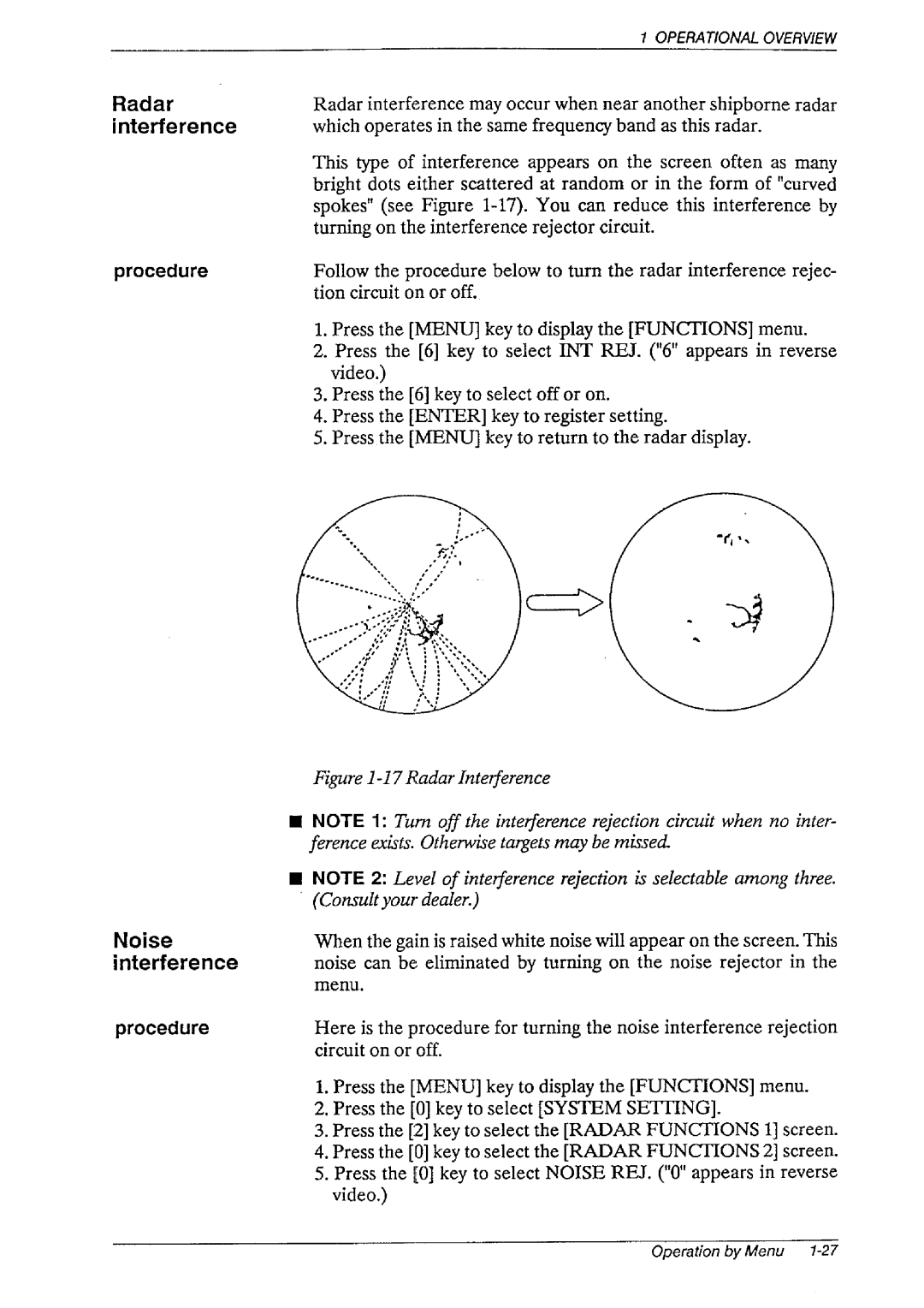 Furuno FR-1460DS manual 