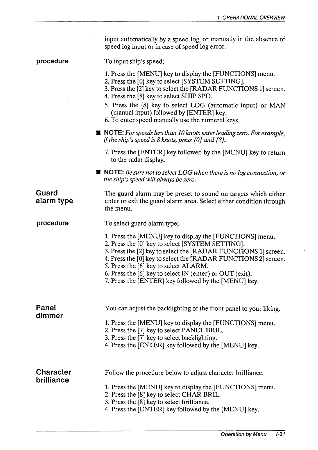 Furuno FR-1460DS manual 