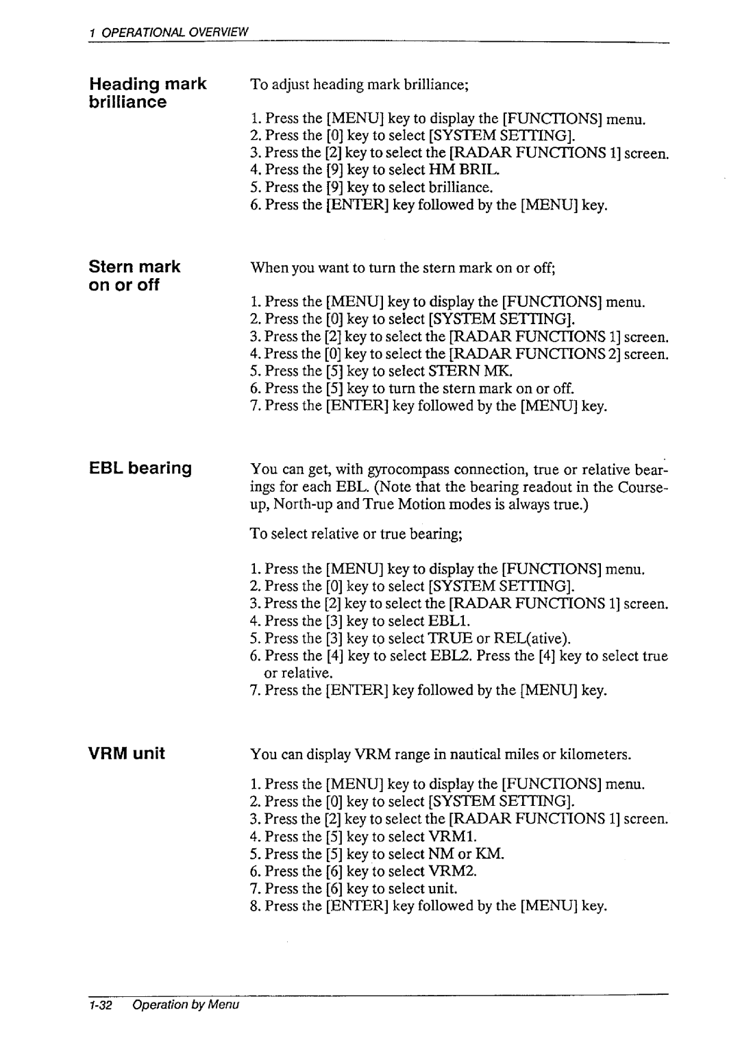 Furuno FR-1460DS manual 