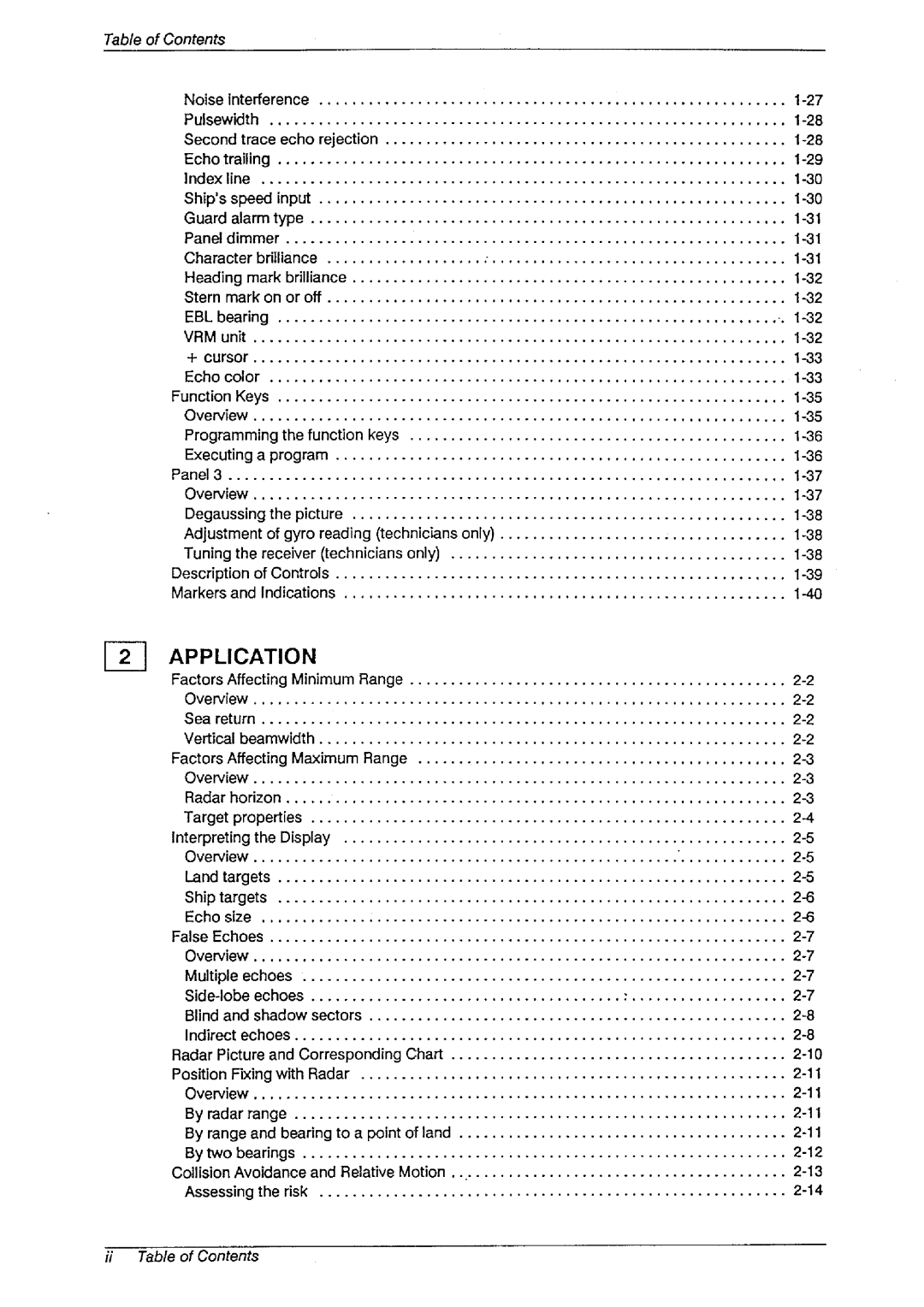 Furuno FR-1460DS manual 