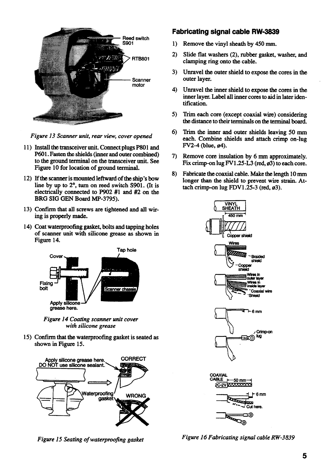 Furuno FR-1505, FR-1510, FR-1525 manual 