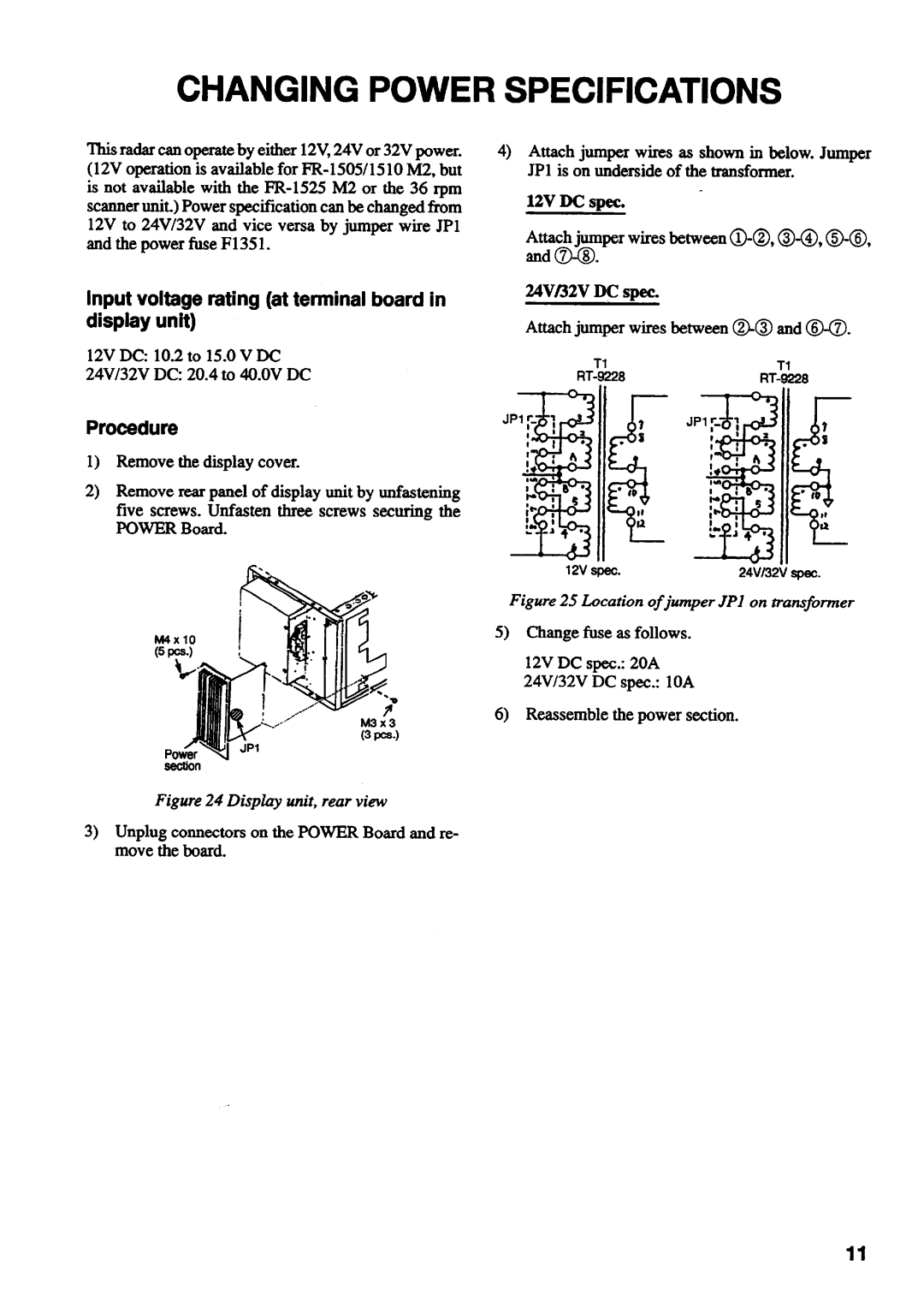 Furuno FR-1505, FR-1510, FR-1525 manual 