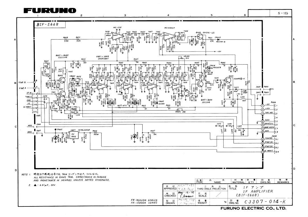 Furuno FR-1510DA manual 