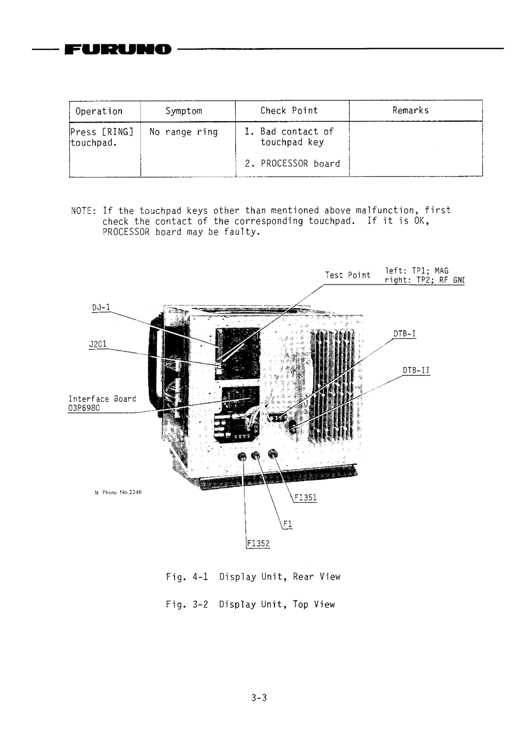 Furuno FR-1510DA manual 