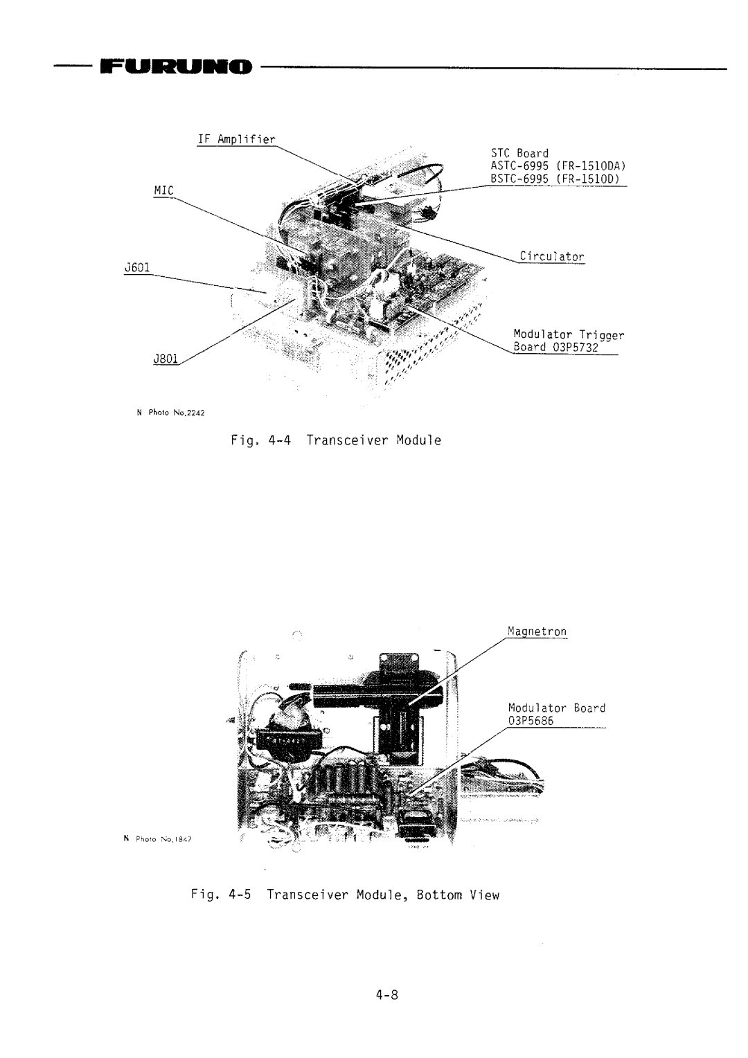 Furuno FR-1510DA manual 