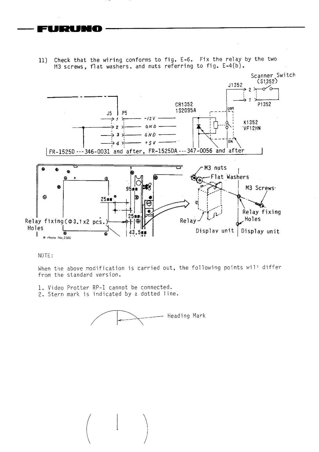 Furuno FR-1510DA manual 