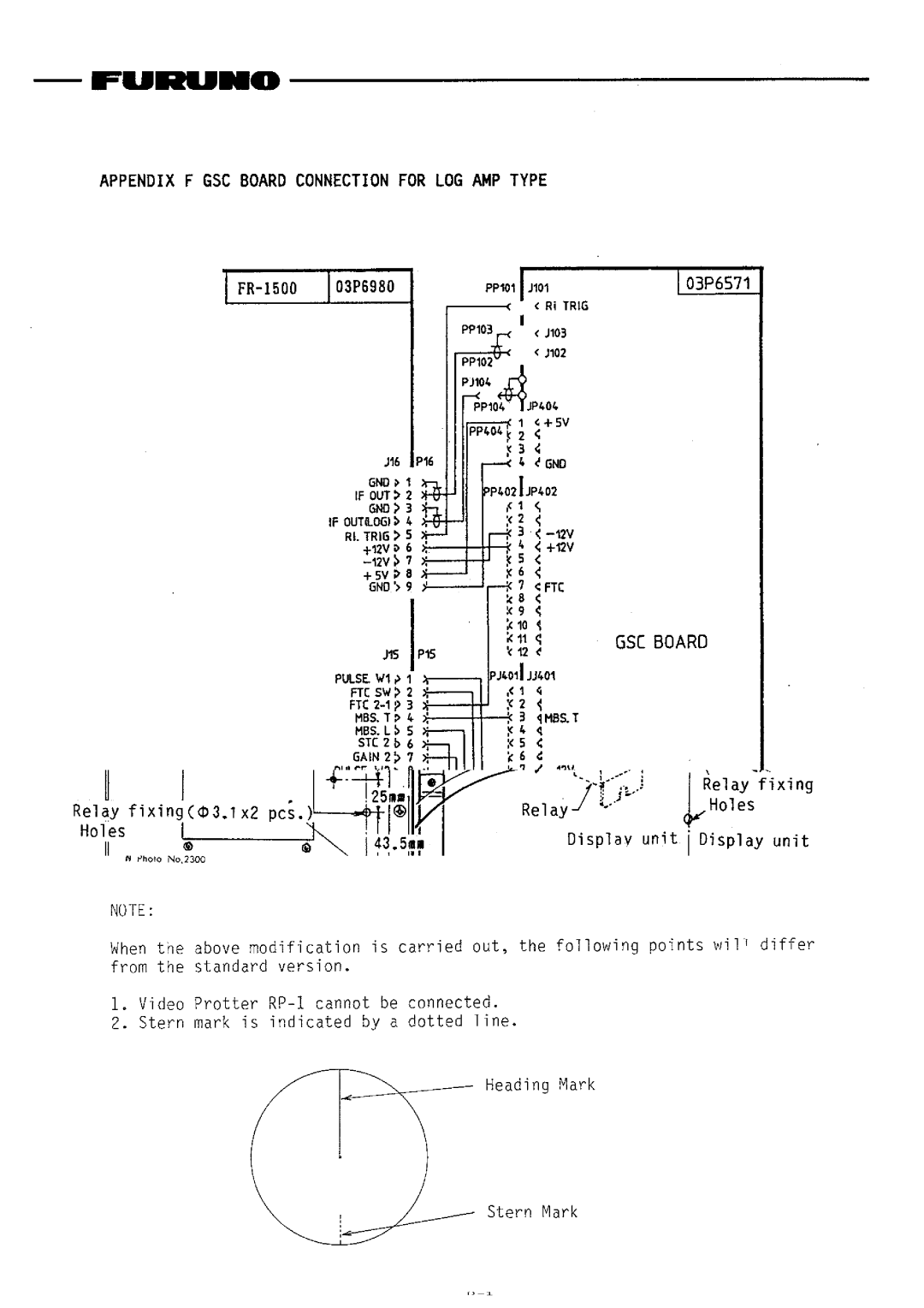 Furuno FR-1510DA manual 