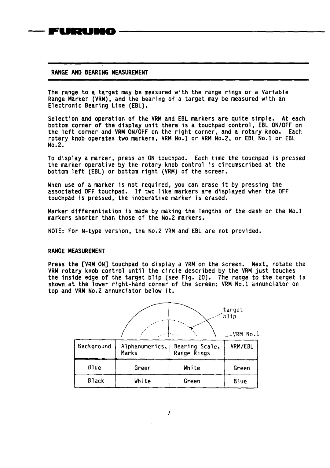 Furuno FR-2010 manual 