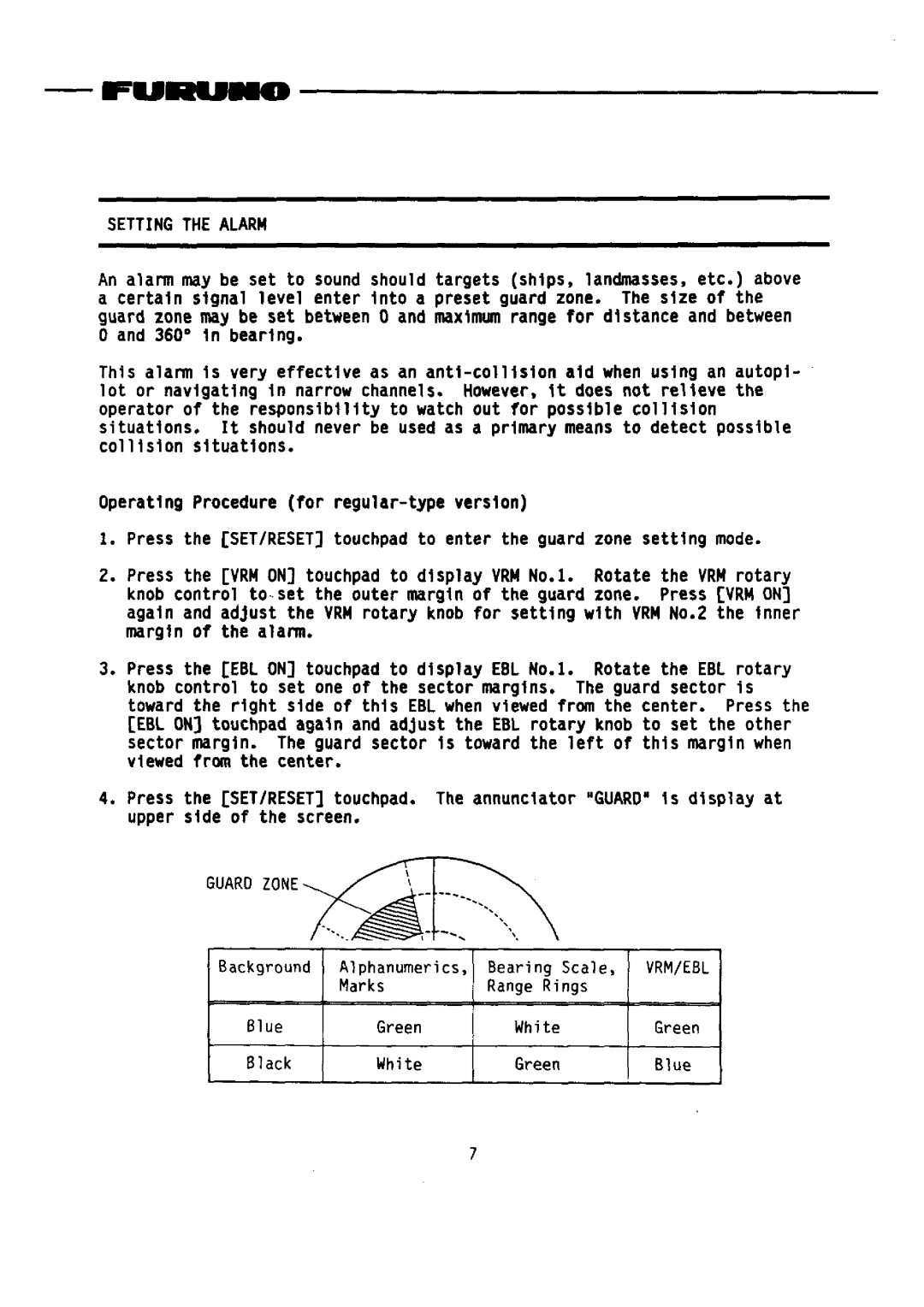 Furuno FR-2010 manual 