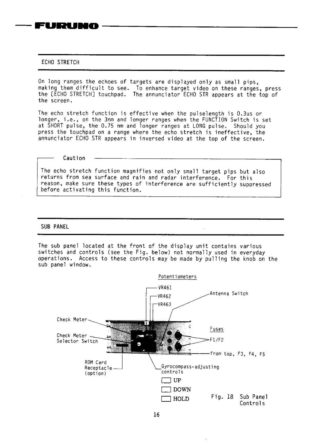 Furuno FR-2010 manual 