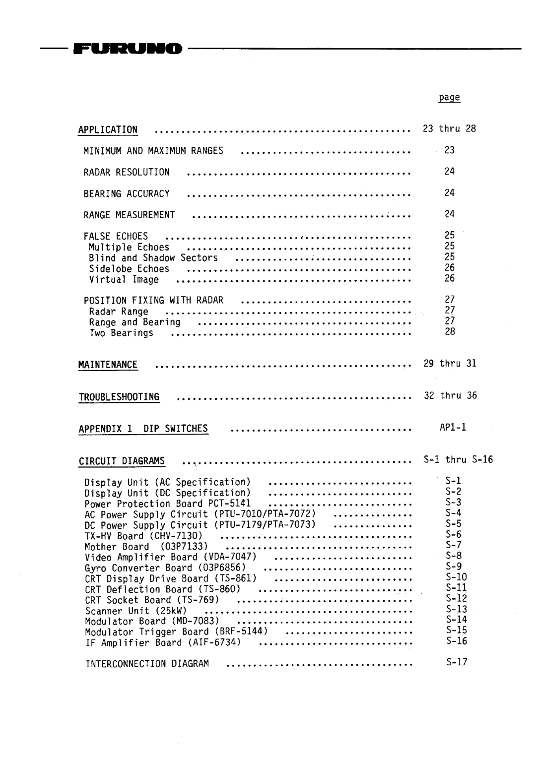 Furuno FR-2020 manual 