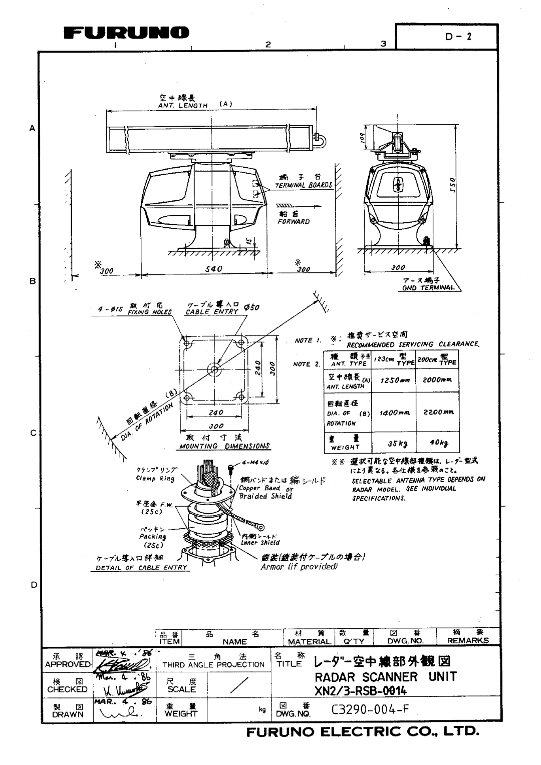 Furuno FR-2020 manual 