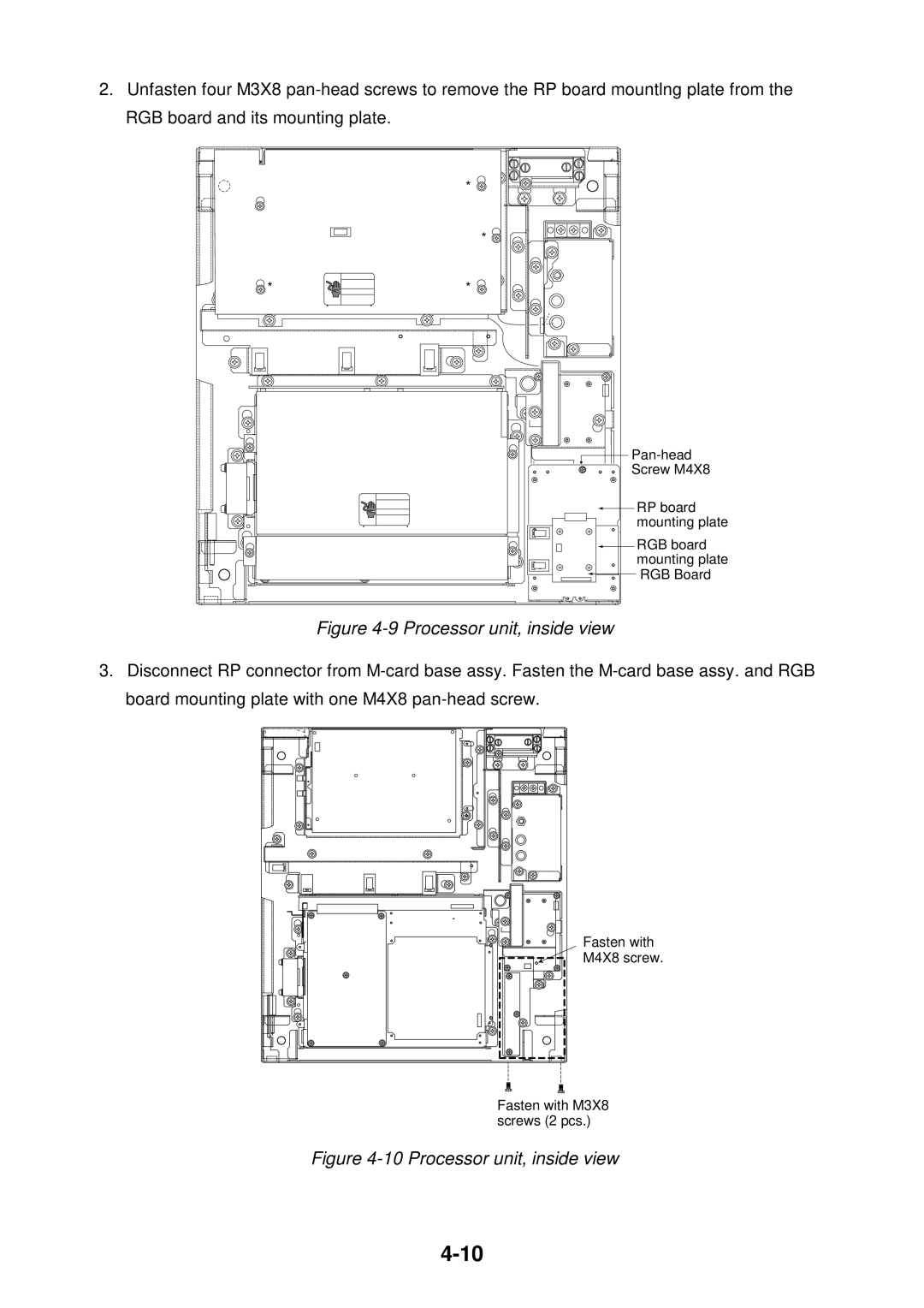 Furuno FR-2115-B installation manual Processor unit, inside view 