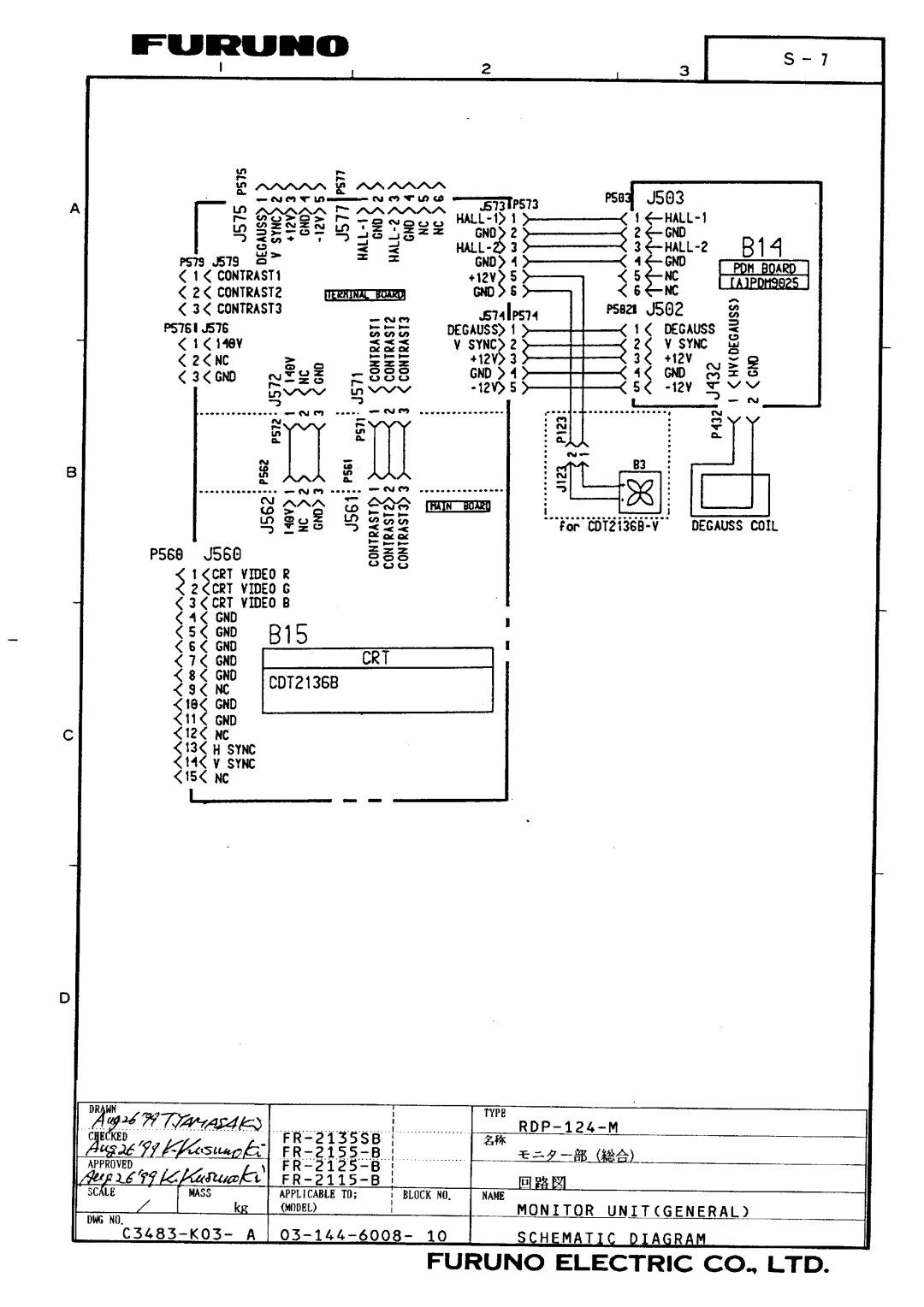 Furuno FR-2115-B installation manual 