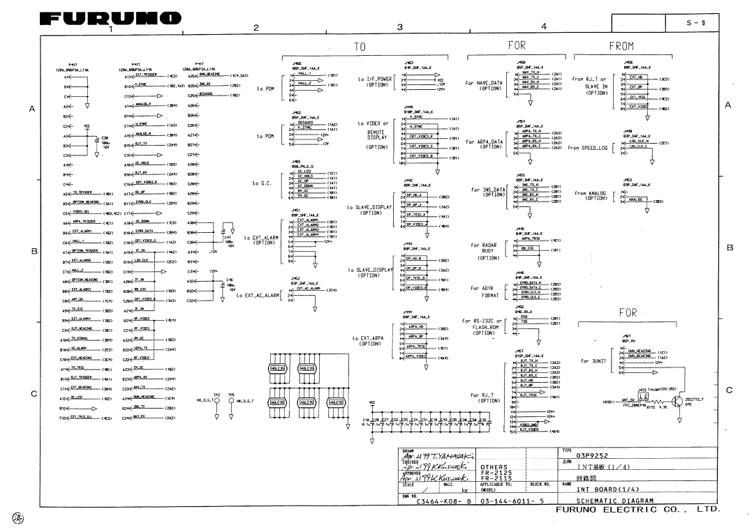 Furuno FR-2115-B installation manual 