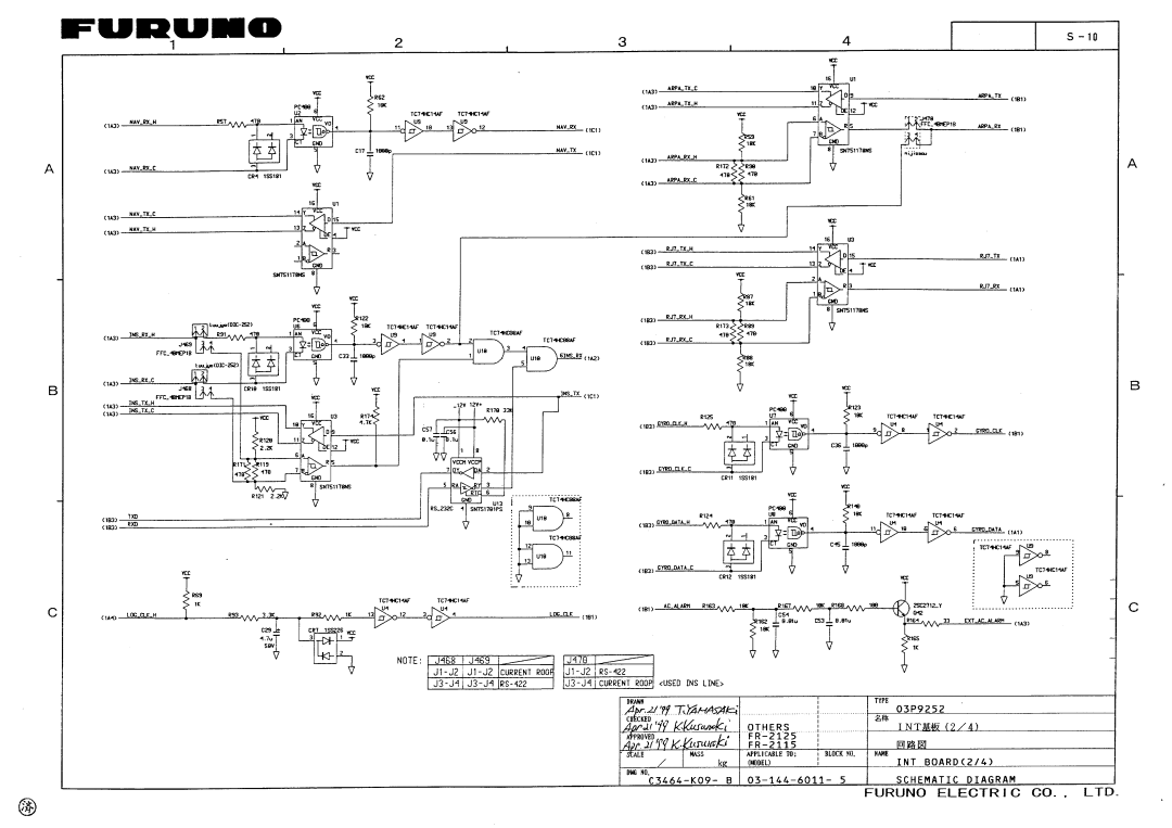 Furuno FR-2115-B installation manual 