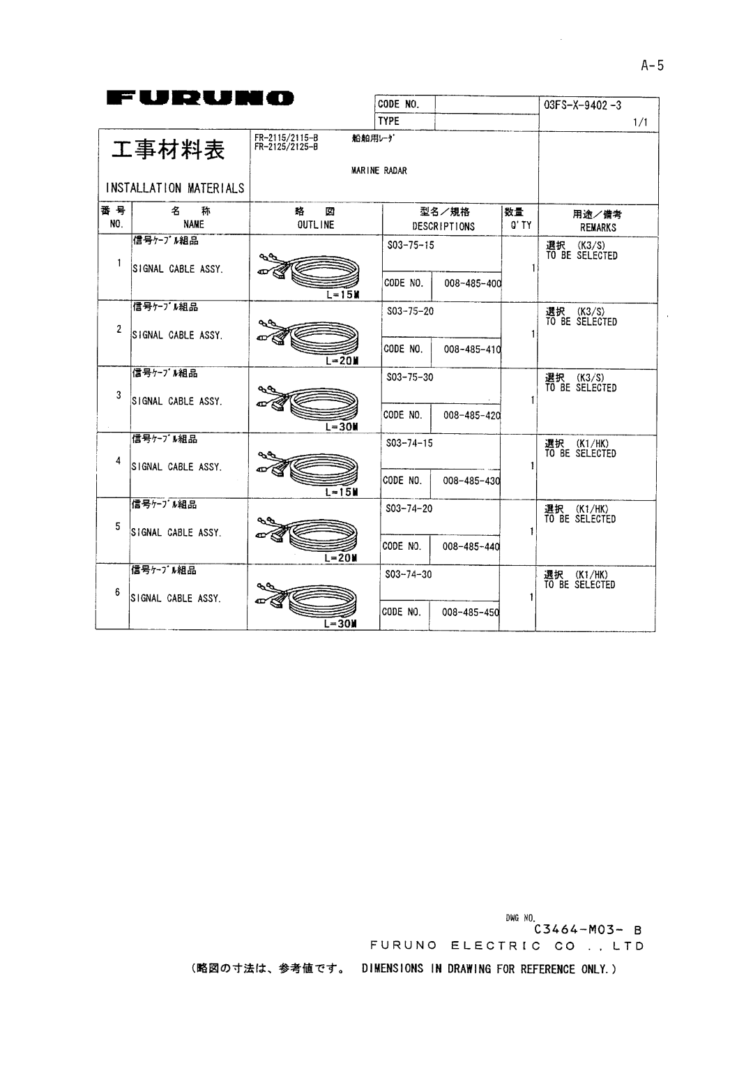 Furuno FR-2115/2125 manual 