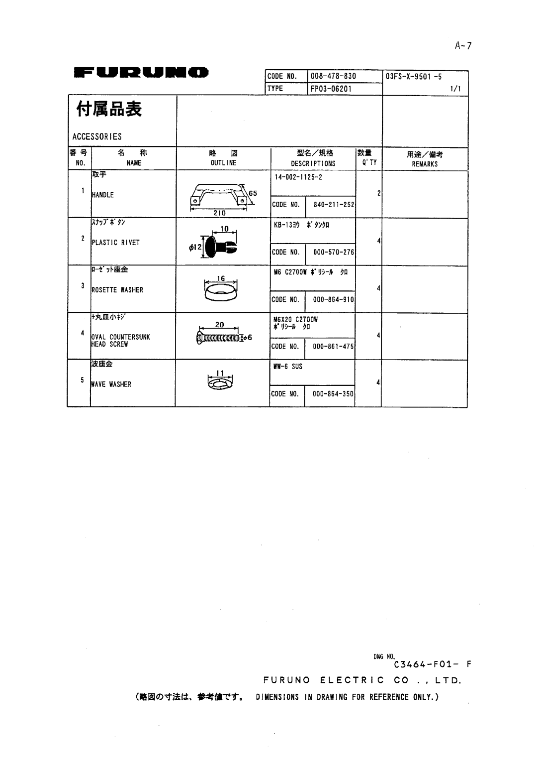 Furuno FR-2115/2125 manual 