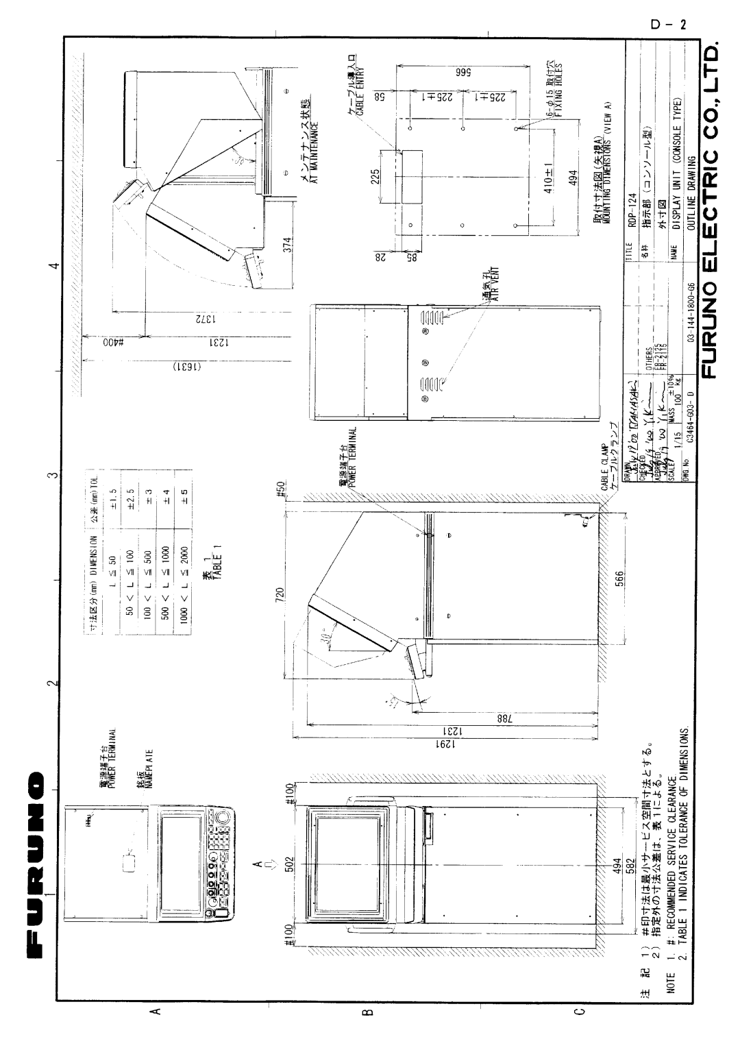 Furuno FR-2115/2125 manual 