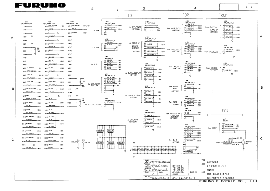 Furuno FR-2125V installation manual 