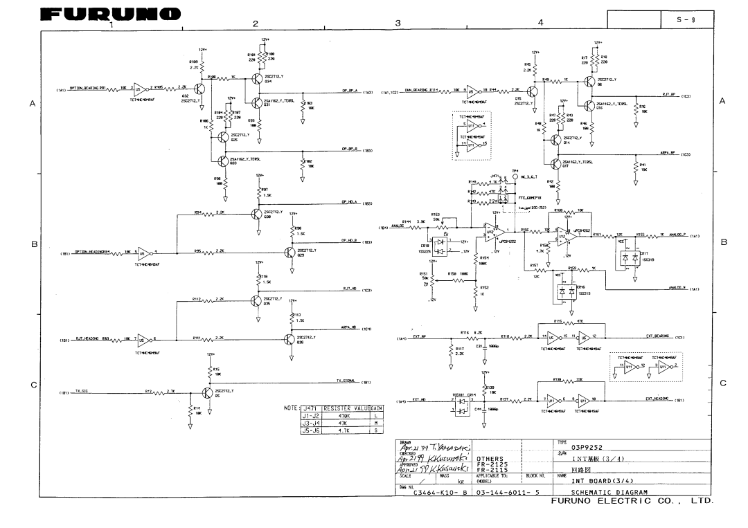 Furuno FR-2125V installation manual 