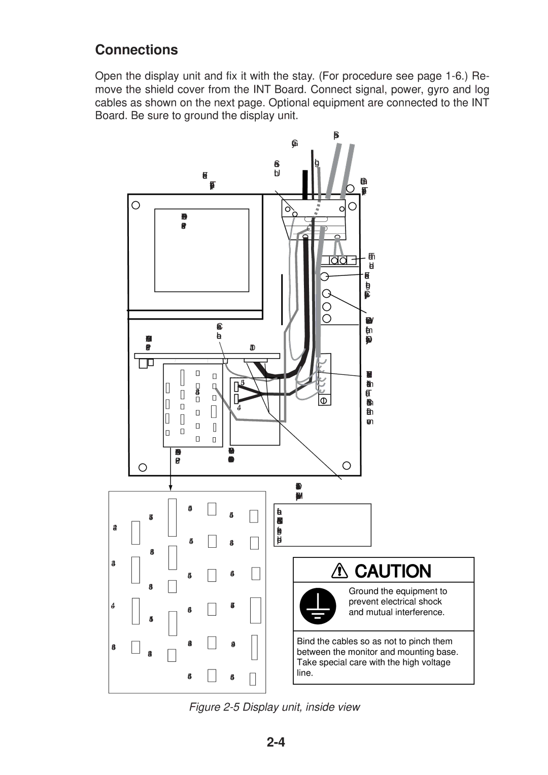 Furuno FR-2135S manual Connections, Remove 