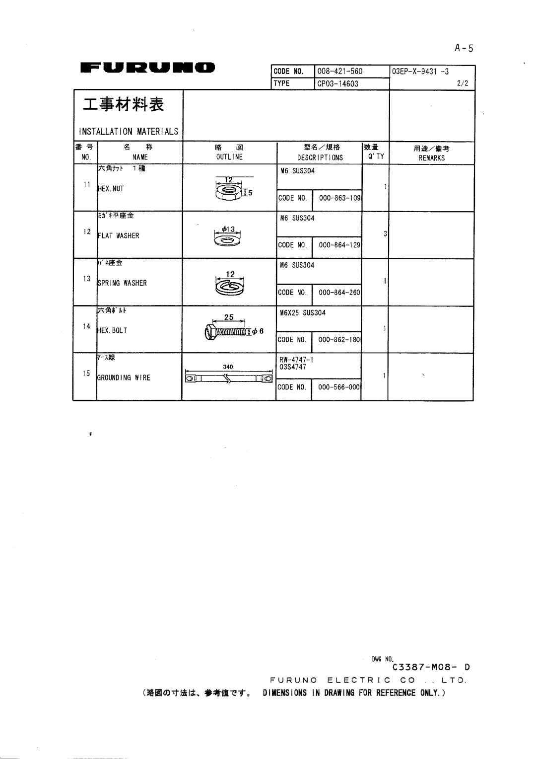 Furuno FR-2135S manual 